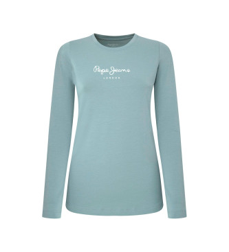 Pepe Jeans New Virginia - T-shirt turquoise  manches longues