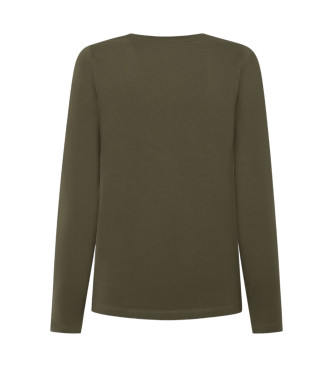 Pepe Jeans New Virginia long sleeve green T-shirt