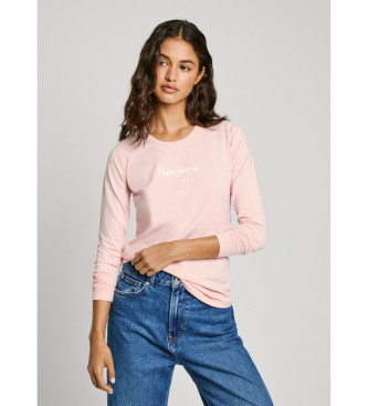 Pepe Jeans Maglietta rosa della New Virginia