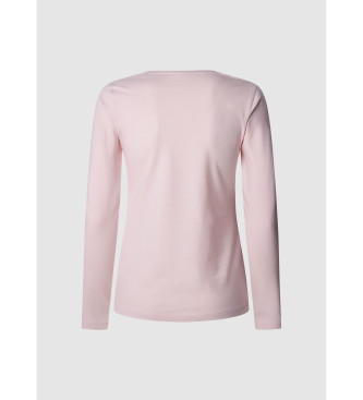 Pepe Jeans T-shirt Nouvelle Virginie rose