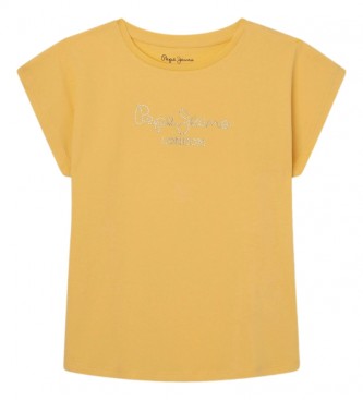 Pepe Jeans Camiseta Nuria amarillo
