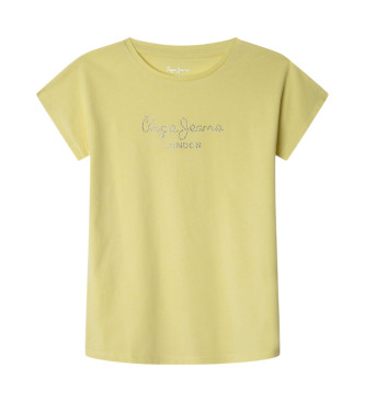 Pepe Jeans Camiseta Nuria N amarillo