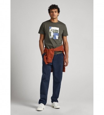 Pepe Jeans T-shirt vert fonc Oldwive