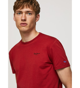 Pepe Jeans Camiseta Original Basic 3 rojo