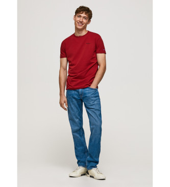 Pepe Jeans Majica Original Basic 3 rdeča