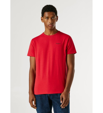 Pepe Jeans Camiseta Original Basic 3N rojo