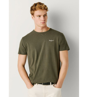 Pepe Jeans Camiseta Original Basic 3N verde