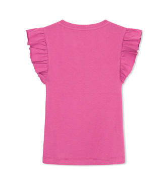 Pepe Jeans T-shirt rose Quanise