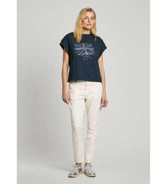Pepe Jeans Maglietta blu navy Rolene