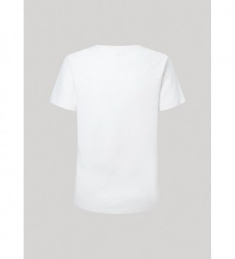 Pepe Jeans T-shirt Veludo branco