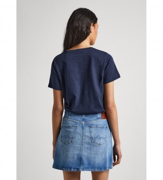 Pepe Jeans T-shirt de veludo da Marinha