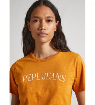 Pepe Jeans T-shirt Vio żółty