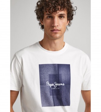 Pepe Jeans Welsch-T-Shirt wei