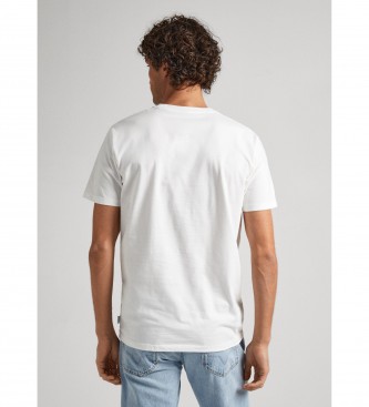 Pepe Jeans Camiseta Welsch blanco