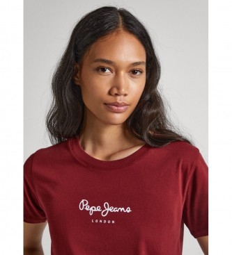 Pepe Jeans Wendys T-shirt kastanjebruin