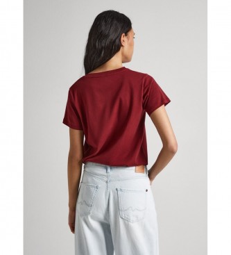 Pepe Jeans Maglietta Wendys bordeaux