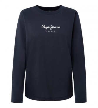 Pepe Jeans T-shirt a maniche lunghe Wendys nera