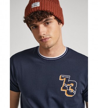 Pepe Jeans Marineblaues Willy-T-Shirt
