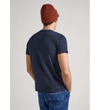 Pepe Jeans Marineblaues Willy-T-Shirt