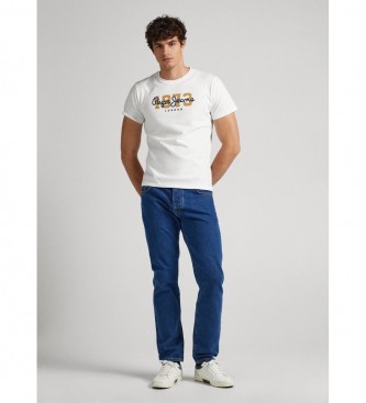 Pepe Jeans T-shirt Wolf blanc