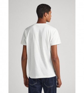 Pepe Jeans Maglietta legnosa bianca