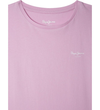 Pepe Jeans Camsieta Bloomy N rosa