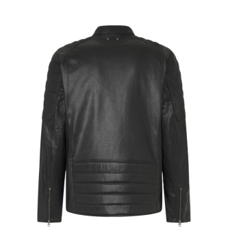 Pepe Jeans Travis Leder Bikerjacke schwarz