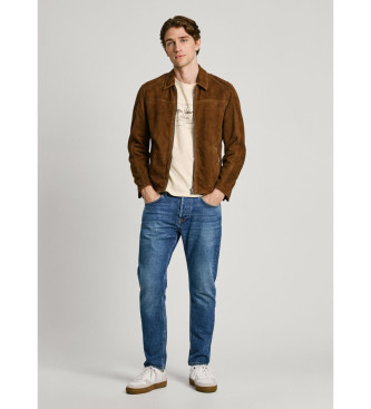 Pepe Jeans Brun Tenjamin-jacka