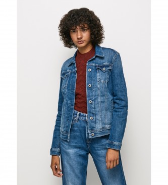 Pepe Jeans Thrift Jacke blau
