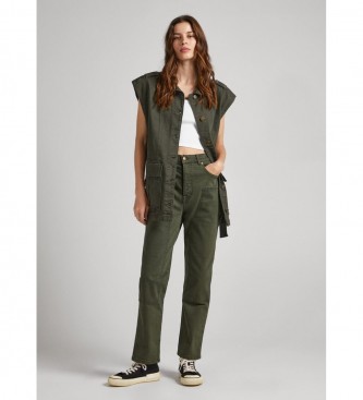 Pepe Jeans Celyn Werkbroek groen