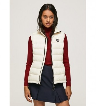 Pepe Jeans Anna quilted vest white