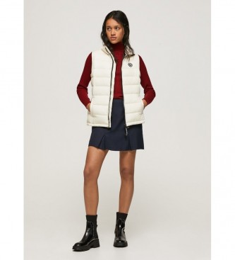 Pepe Jeans Anna quilted vest white