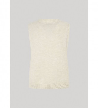 Pepe Jeans Gilet Denisse bianco