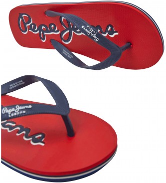 Pepe Jeans Infradito Bay Beach rosse