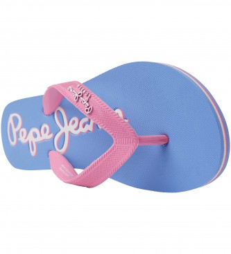 Pepe Jeans Slippers Bay Beach roze, blauw