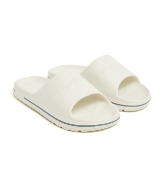 Pepe Jeans Tongs Plage blanc cass