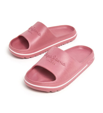 Pepe Jeans Chinelos de praia cor-de-rosa