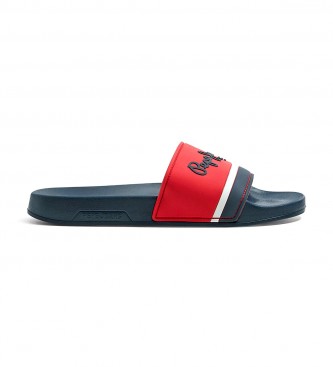 Pepe Jeans Flip-flops Logo Slider red