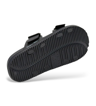 Pepe Jeans Tongs Ocean Brand noir