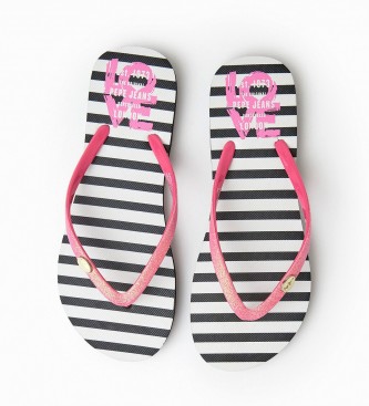 Pepe Jeans Flip-flops Rake Love black