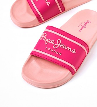 Pepe Jeans Flip flops Slider Logotipo cor-de-rosa