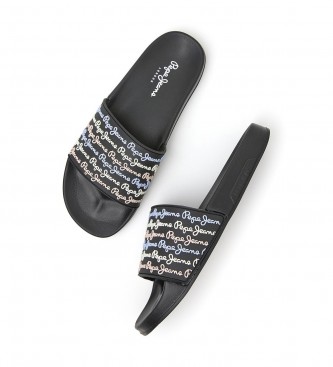 Pepe Jeans Chanclas Slider Set negro