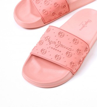Pepe Jeans Slider Sport pink flip-flops