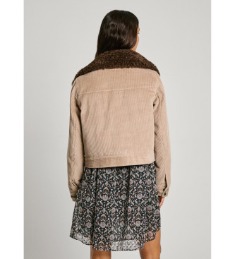 Pepe Jeans Candance beige jas