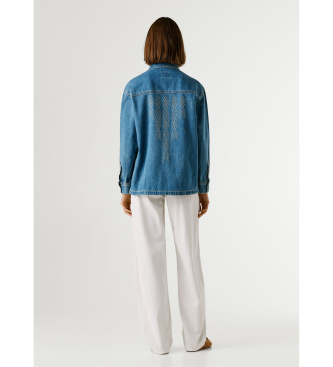 Pepe Jeans Kurtka Ellen Ikat niebieska