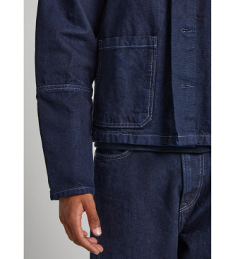 Pepe Jeans Casaco de lona Keats azul