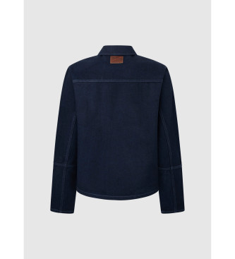 Pepe Jeans Keats Canvas Jas blauw