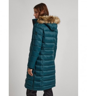 Pepe Jeans Chaqueta puffer May Long verde oscuro