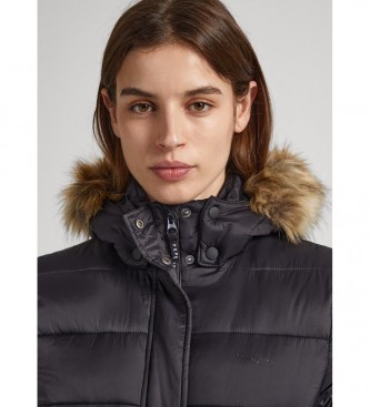 Pepe Jeans Chaqueta puffer May Long negro