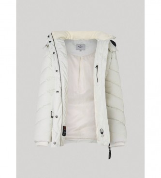 Pepe Jeans Chaqueta puffer Mera Short blanco